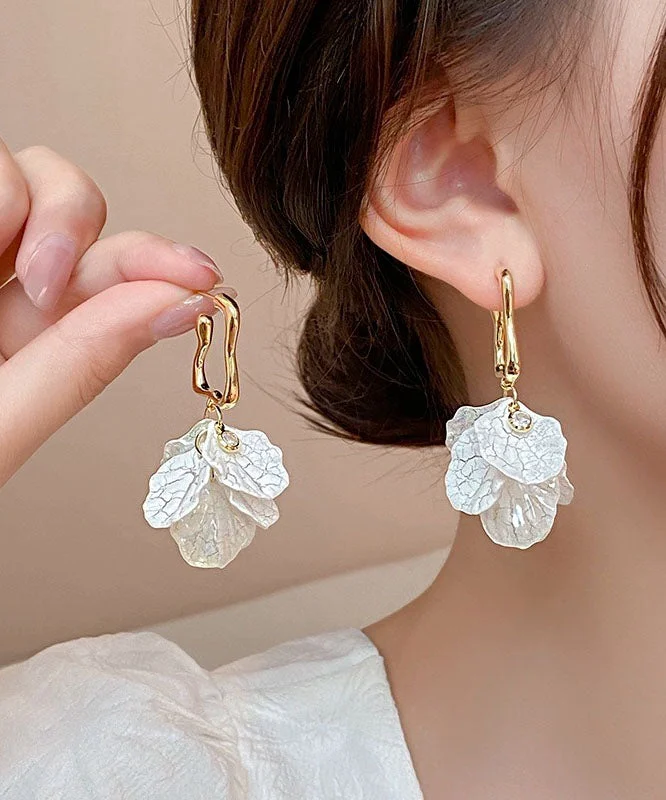 Fashion Gold Flower Earrings