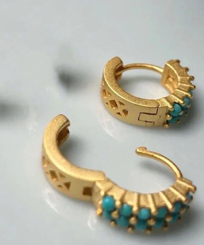 Simple Sterling Silver and Gold Plated Hoop Earrings