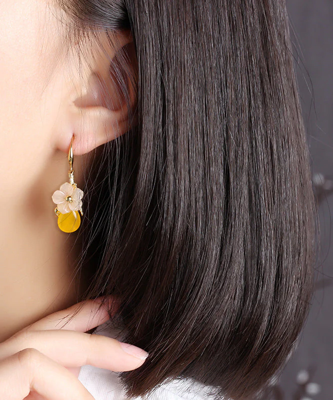 Women's Fashion Flower Drop Earrings