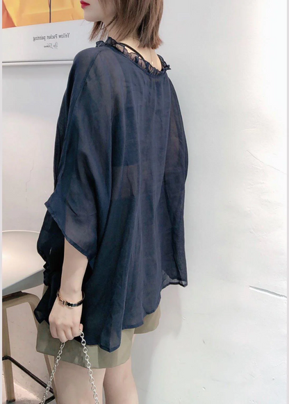 Loose Bat Sleeve Shirt Versatile