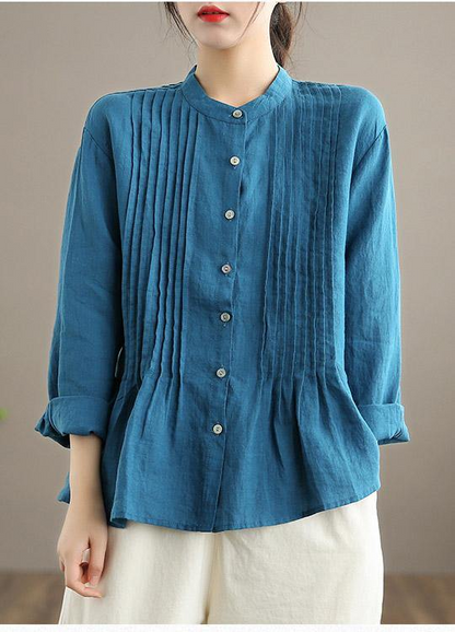 Linen Shirt Tunic Women's Ramie Shirt