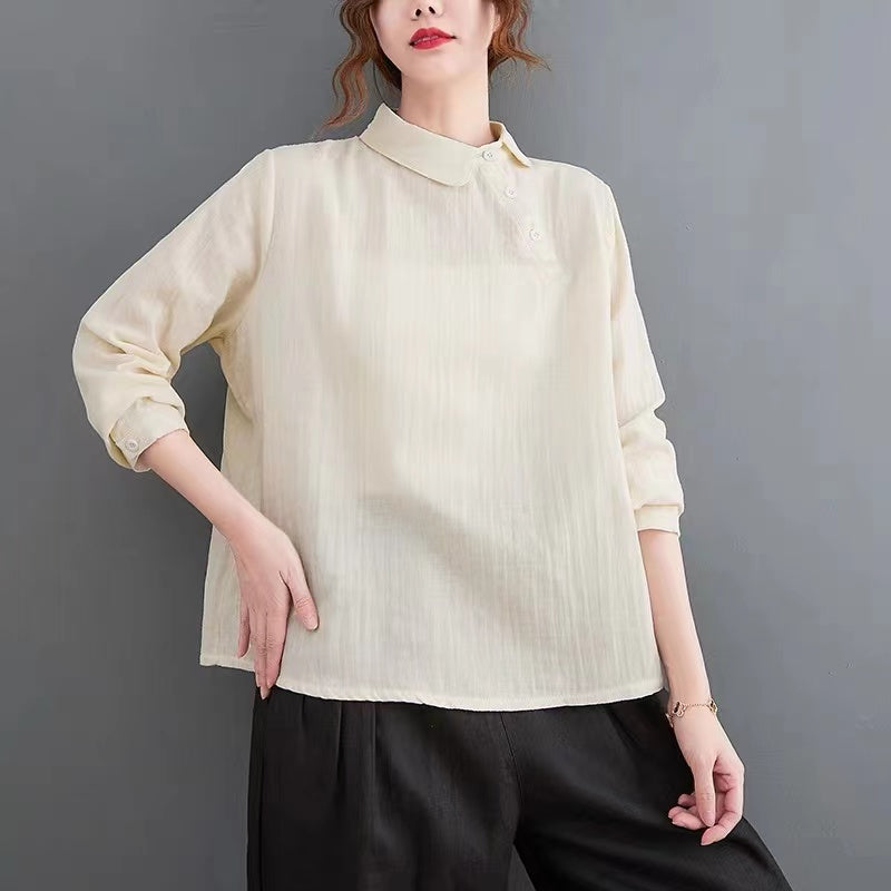 Asymmetric Design Women's Shirt