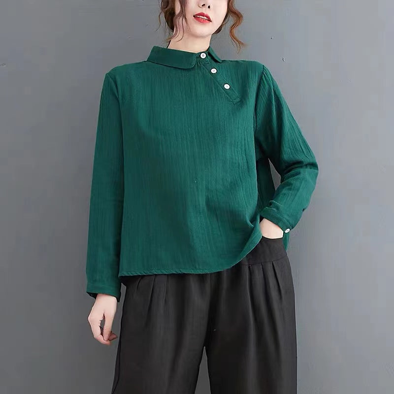 Asymmetric Design Women's Shirt