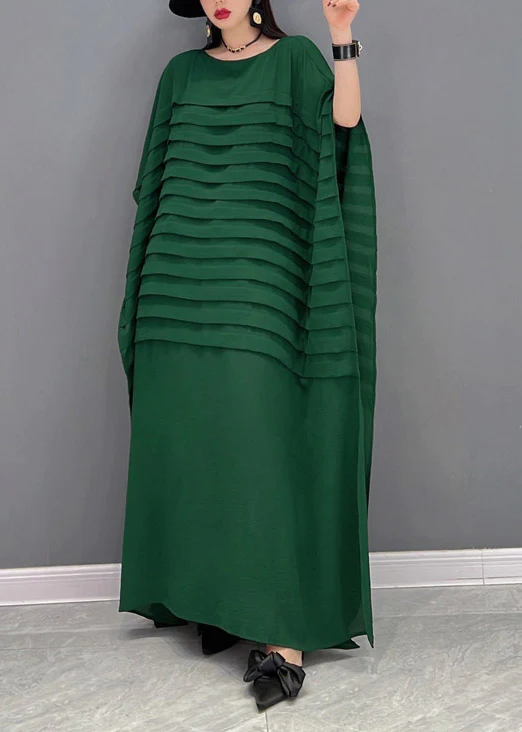 Long Boho Batwing Sleeve Dress