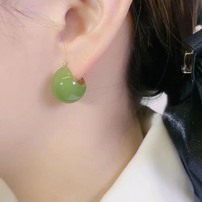 Accessorized Avocado Green Earrings