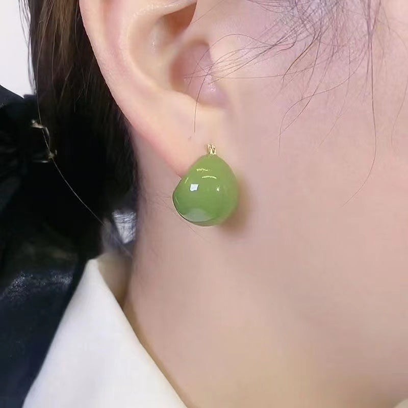 Accessorized Avocado Green Earrings