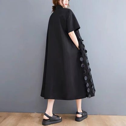 Tulle Irregular Party Shirt Dress