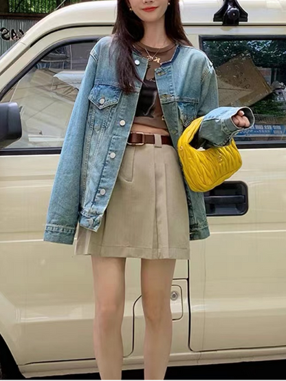 Vintage Loose Jacket Denim Jacket