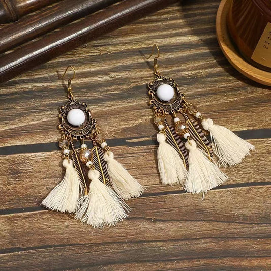 Bohemian Vintage Long Tassel Earrings