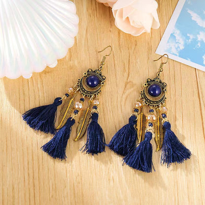 Bohemian Vintage Long Tassel Earrings