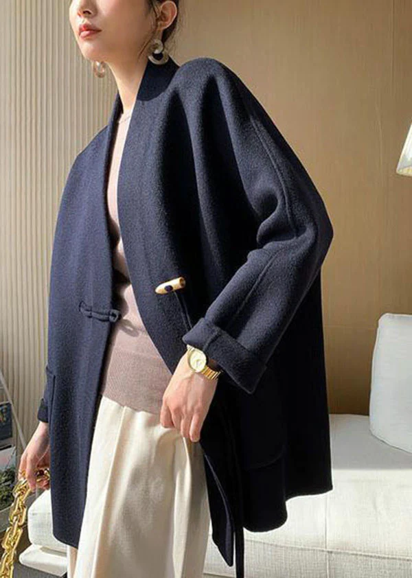 Fashionable Drawstring Pocket Jacket