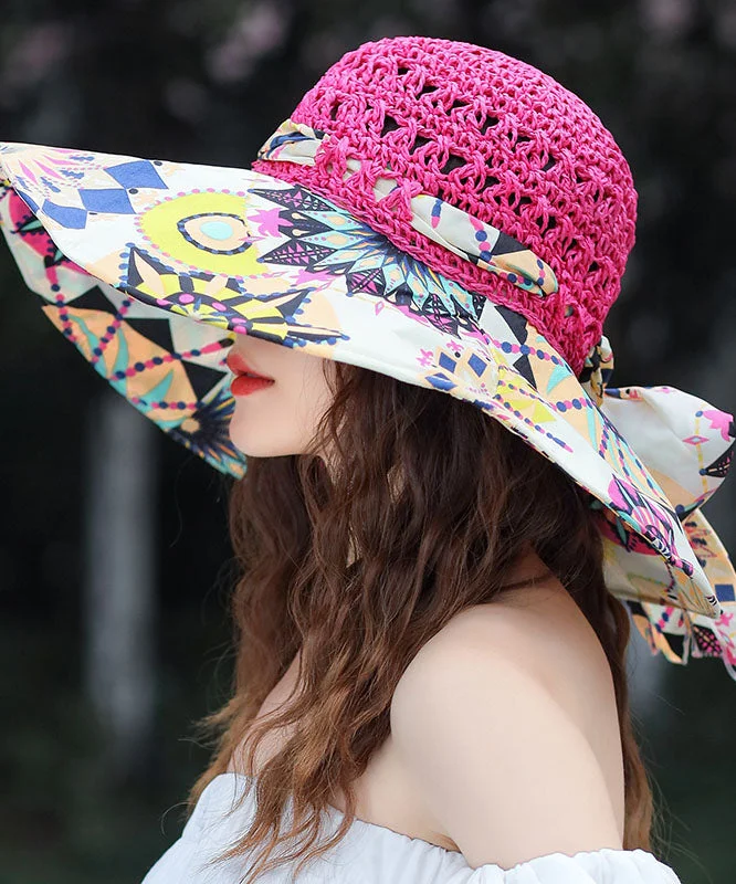 Bohemian Cutout Straw Hat