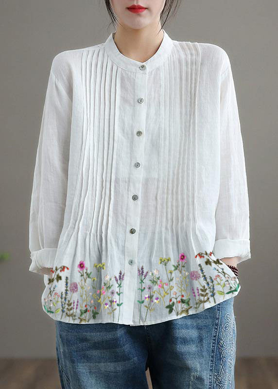 Linen Shirt Tunic Women's Ramie Shirt