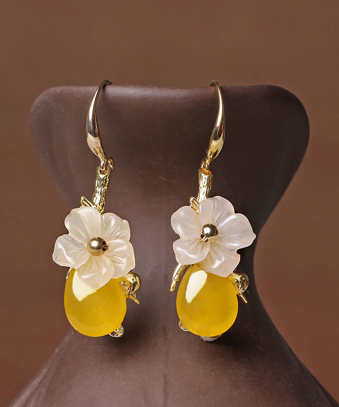 Women's Fashion Flower Drop Earrings