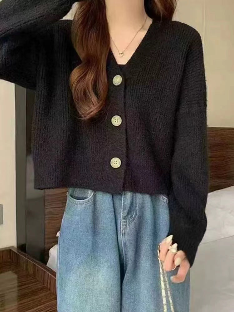 Casual Cardigan Long Sleeve Knitted Sweater