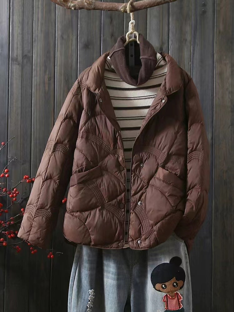 Fashion short down jacket coat