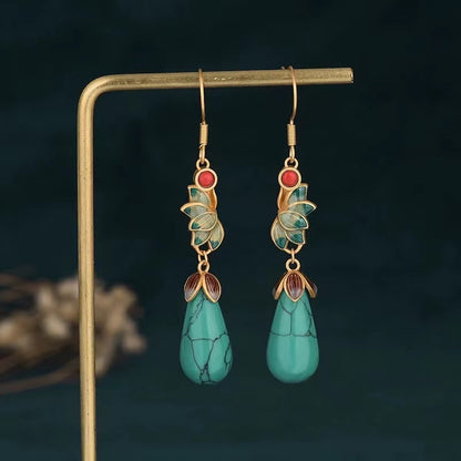 Chic Magnolia Jade Earrings