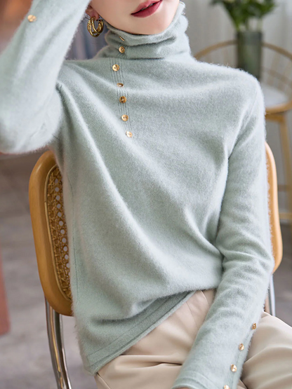 Women's Classic French Turtleneck Sweater