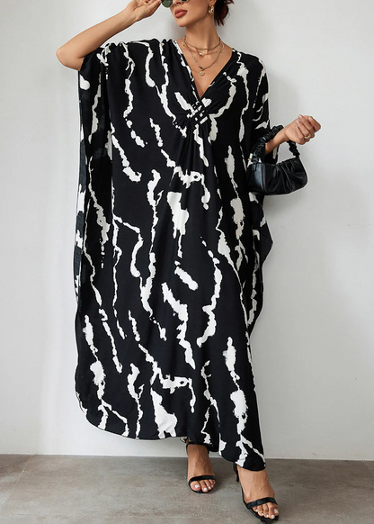 Women's Casual Cotton Printed Gown Dresses