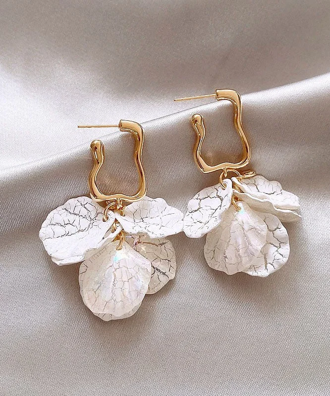 Fashion Gold Flower Earrings