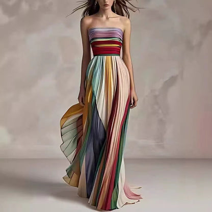 Sheath Colourful Gown Dress