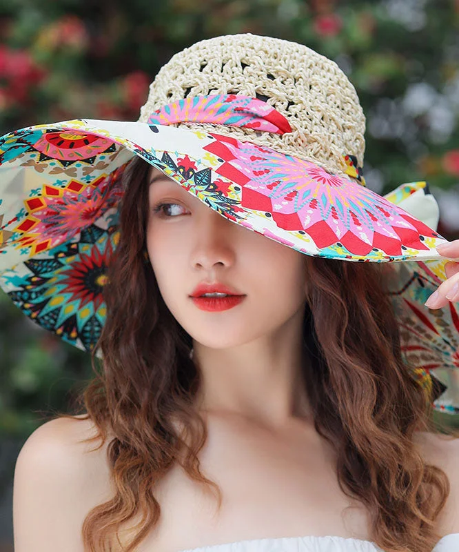 Bohemian Cutout Straw Hat