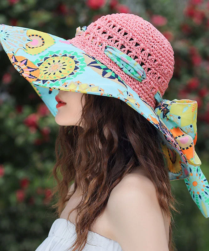 Bohemian Cutout Straw Hat