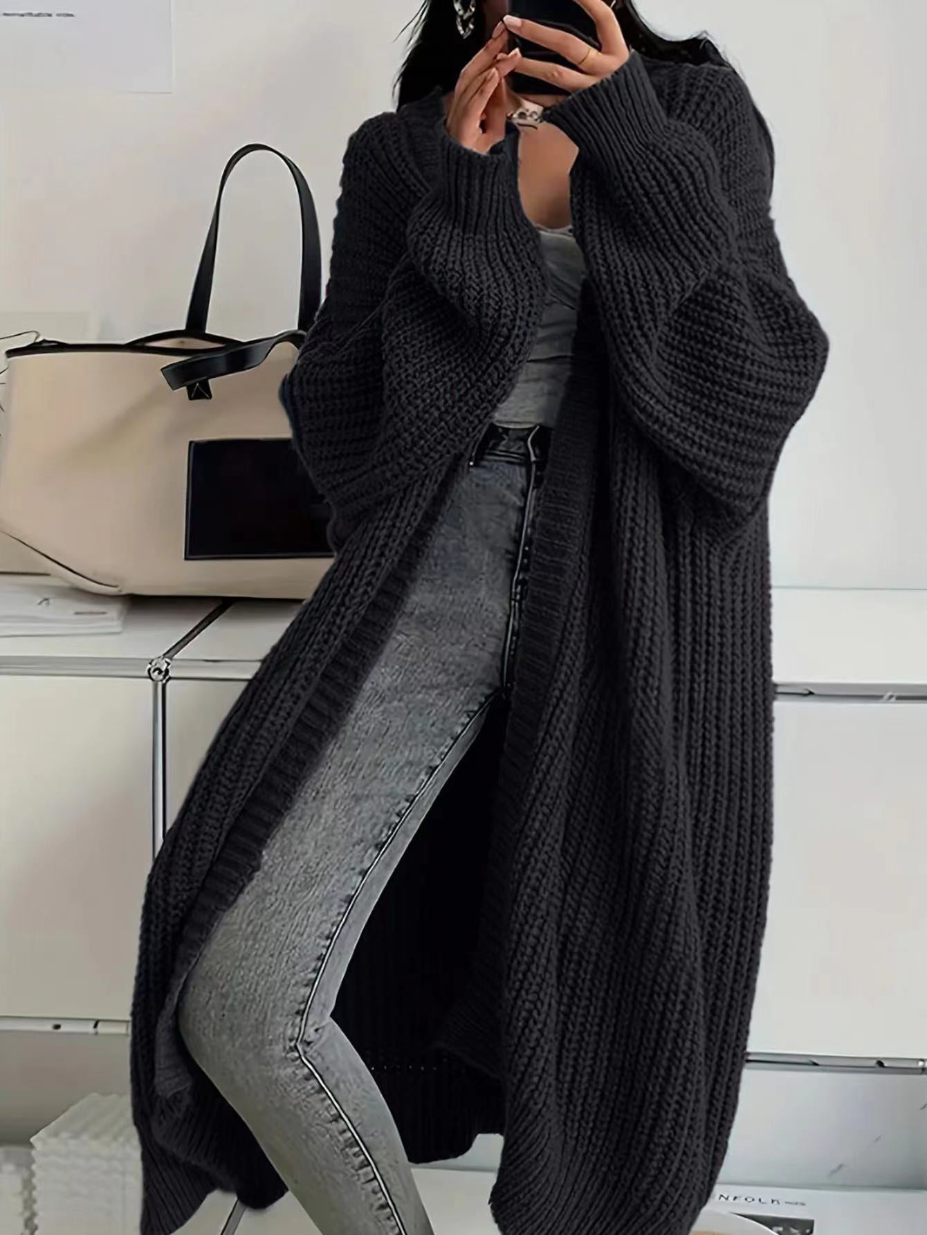 Cardigan Long Knitted Sweater