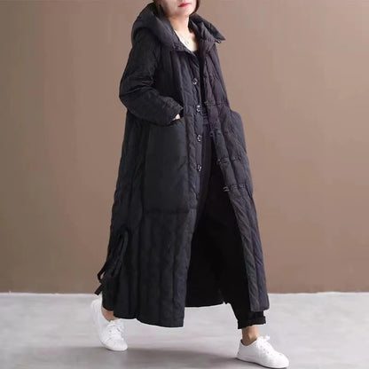 Plus Size Hooded Cardigan Jacket with Big Pockets