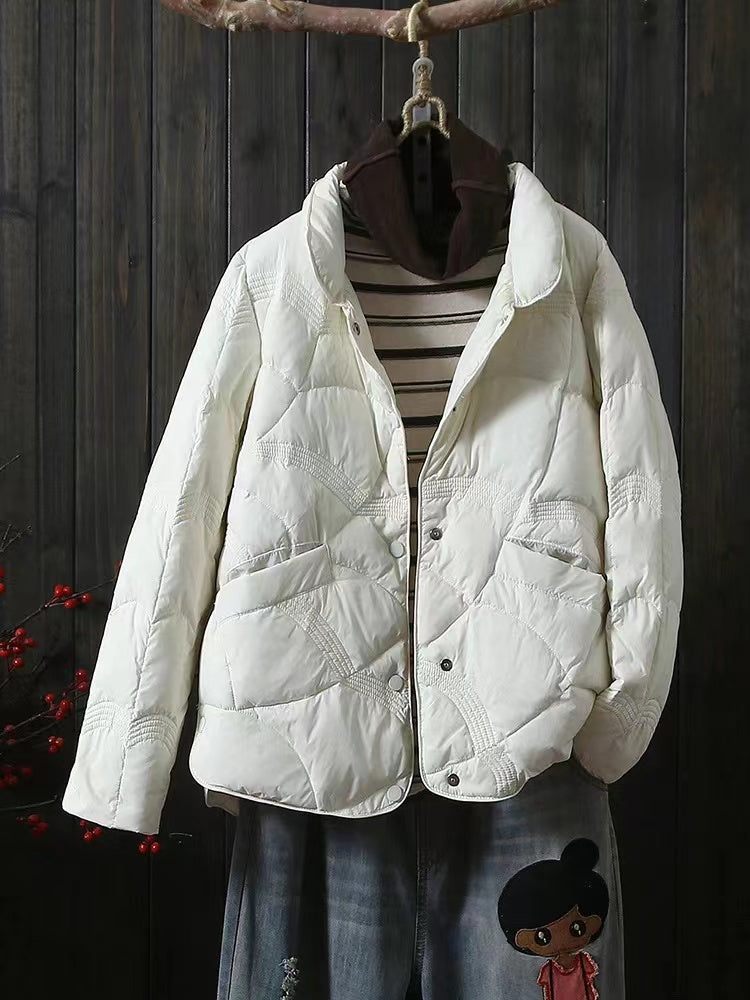 Fashion short down jacket coat