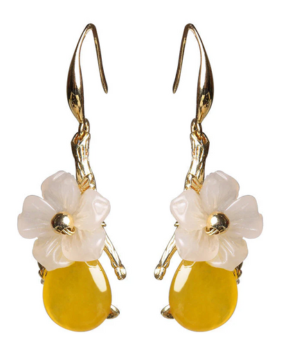 Women's Fashion Flower Drop Earrings