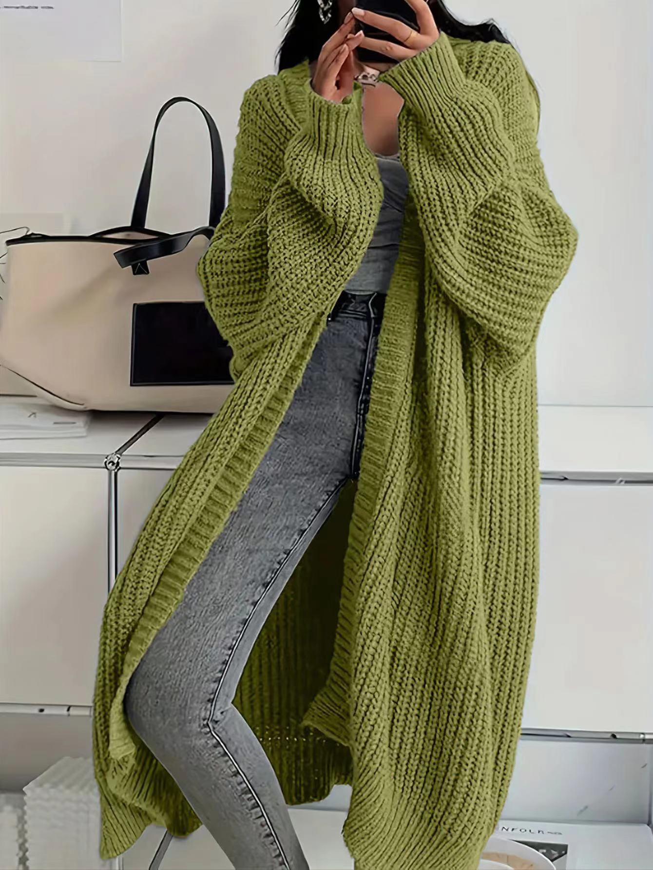 Cardigan Long Knitted Sweater