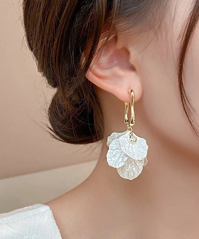 Fashion Gold Flower Earrings