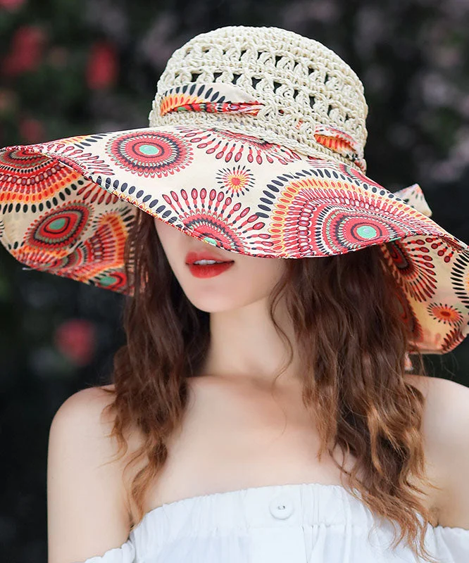 Bohemian Cutout Straw Hat