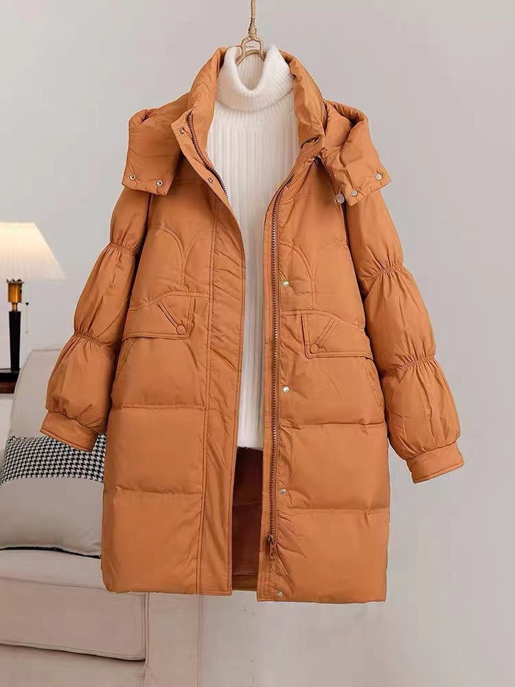 Fashion Long Down Jacket Coat