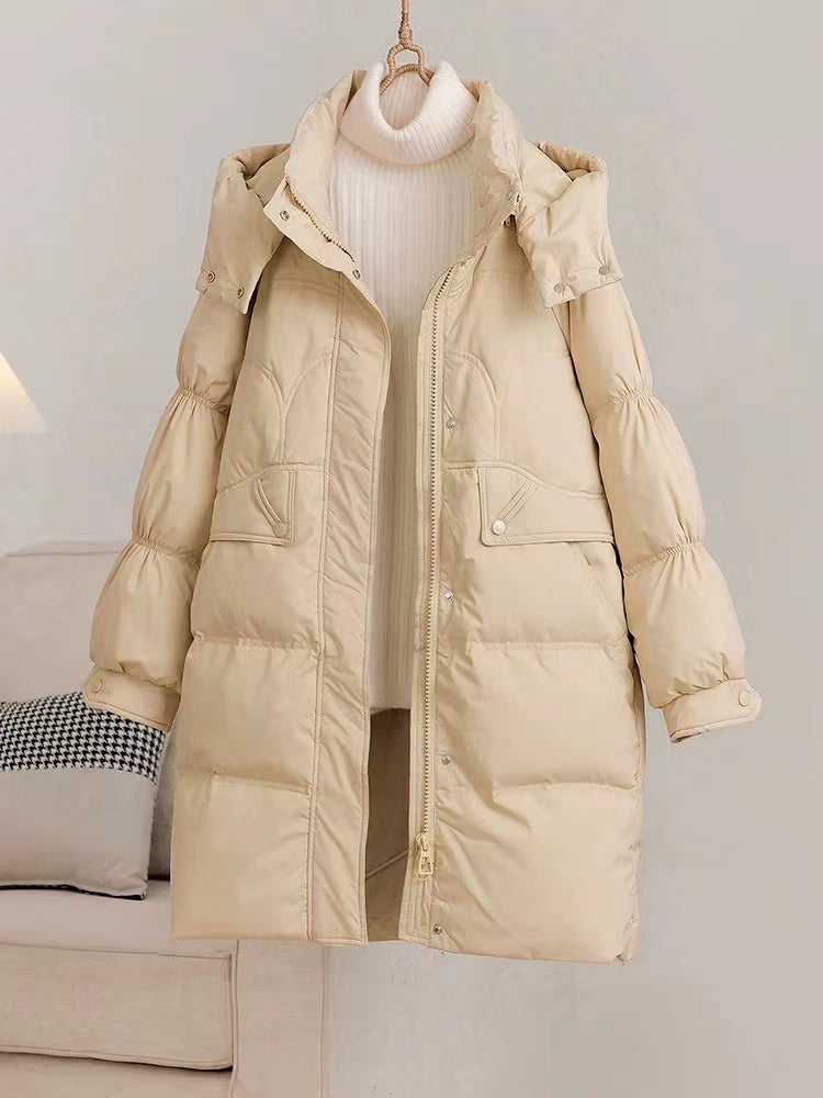 Fashion Long Down Jacket Coat