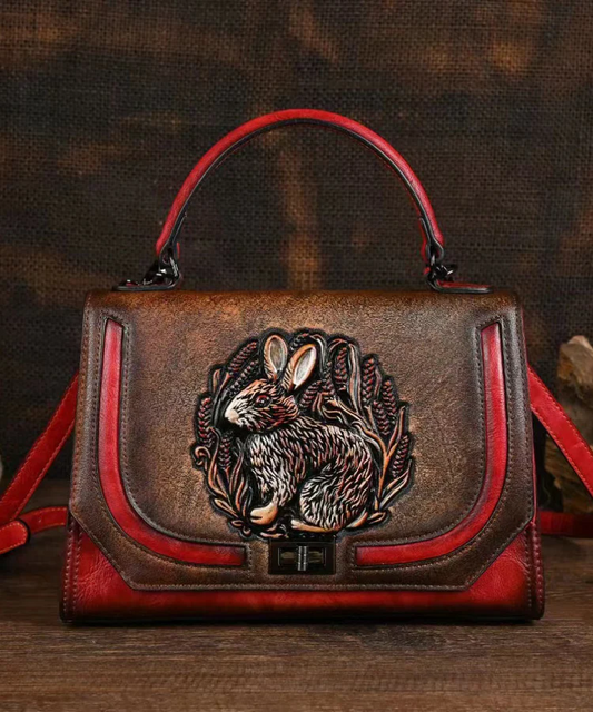 Fashion Handmade Rabbit Embossed Tote Bag