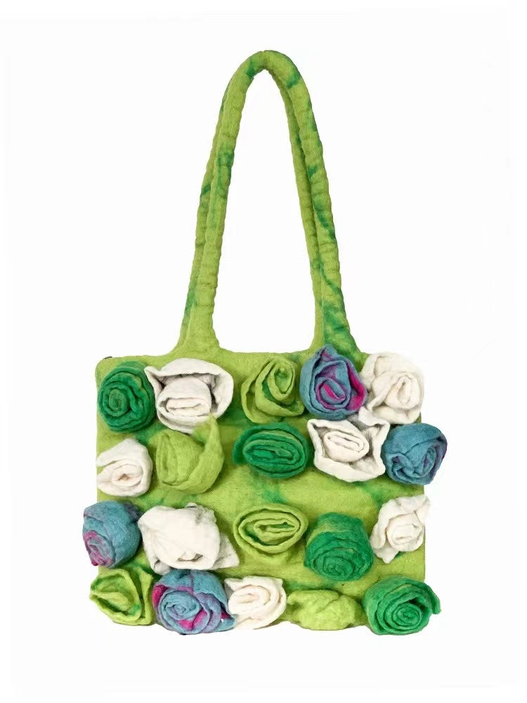 Peplum Rose Single Room Bag