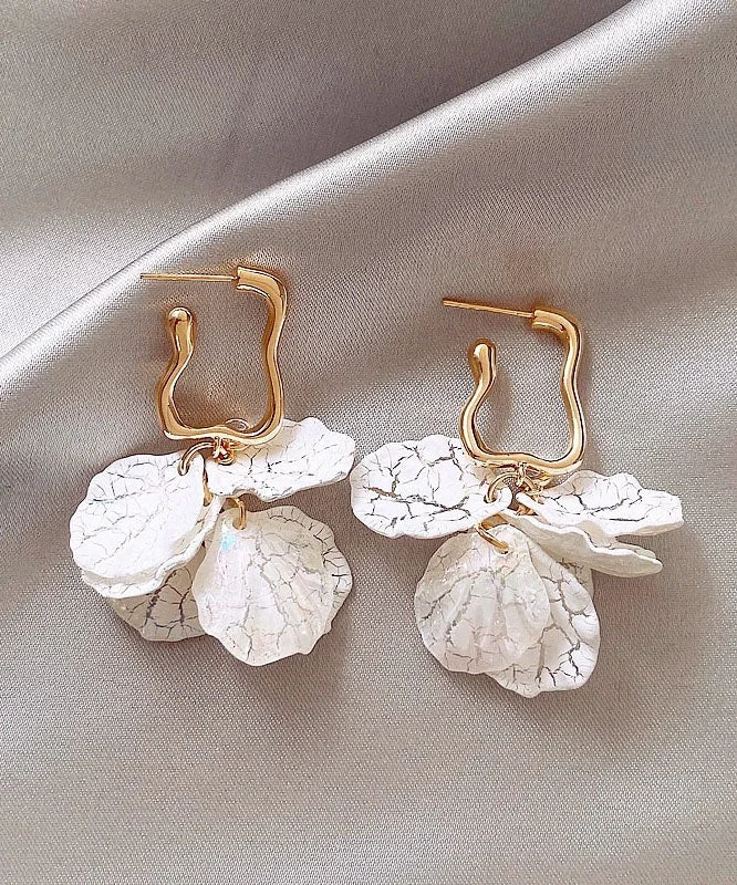 Fashion Gold Flower Earrings