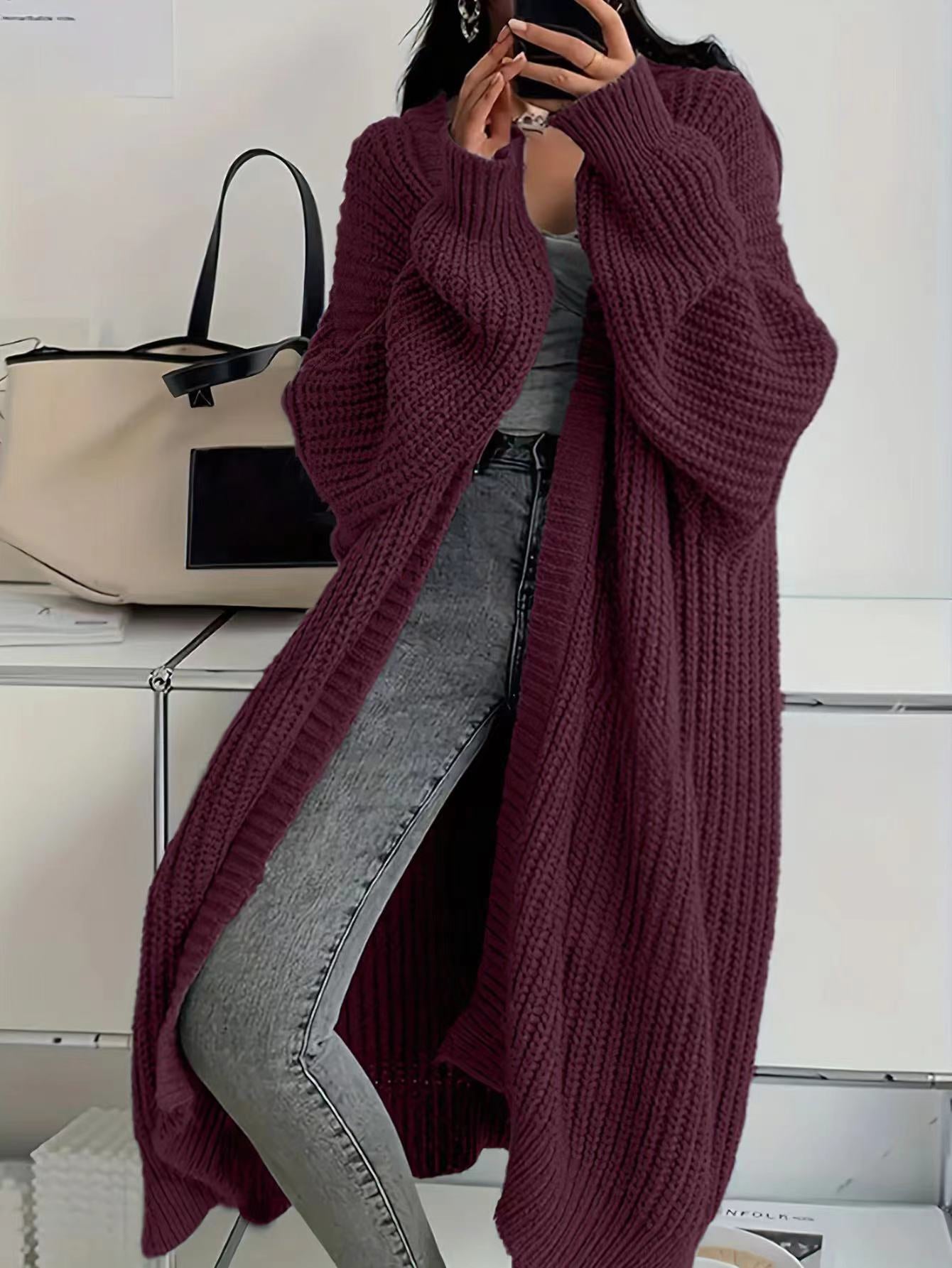 Cardigan Long Knitted Sweater