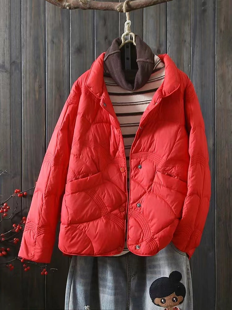 Fashion short down jacket coat